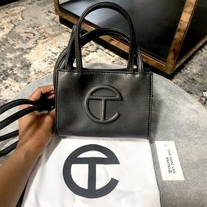 Telfar Mini Shopping Bag in Black